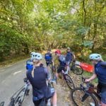 Group of London Dynamo riders on a Sunday Explorer ride in the hills