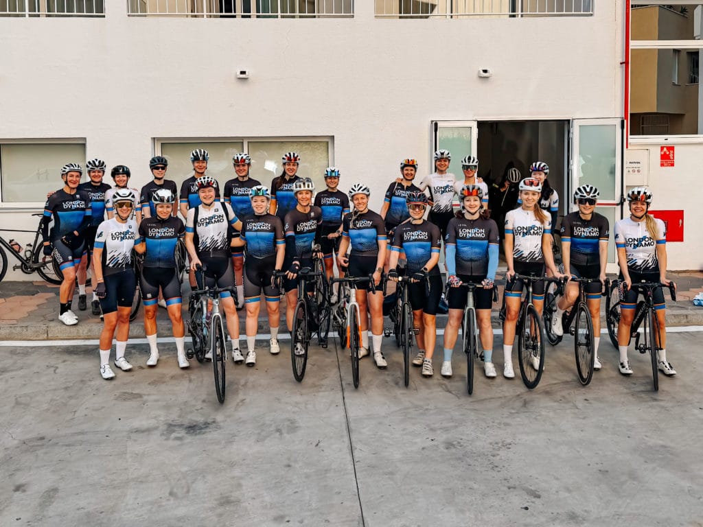 London Dynamo womens training camp team photo
