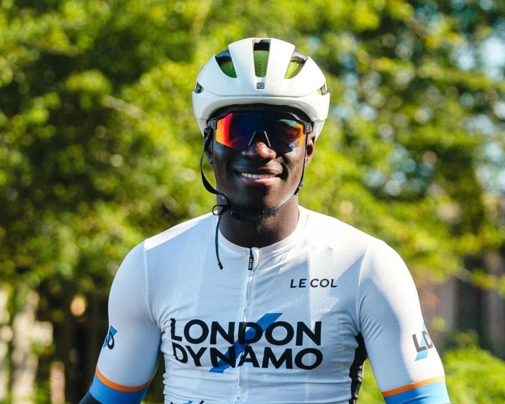 London Dynamo member Nick Kituno smiling at the camera