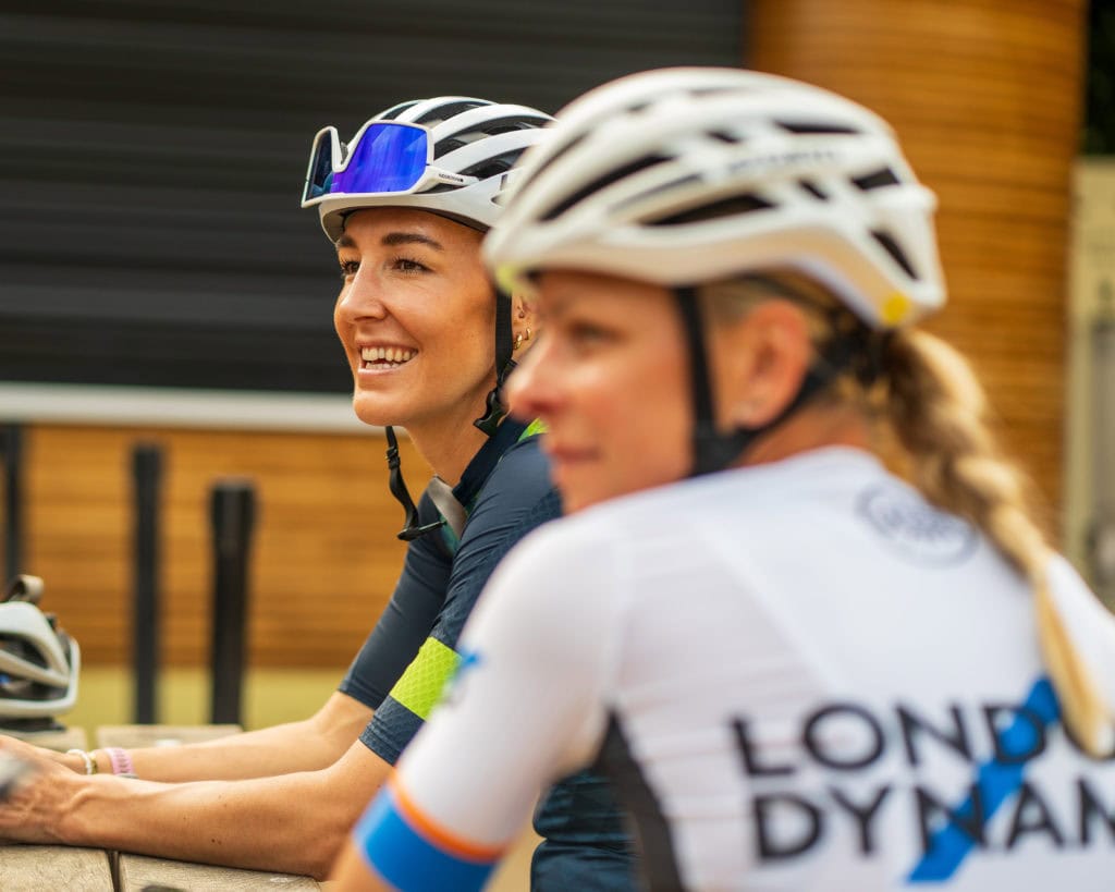 Dani Rowe with London Dynamo members